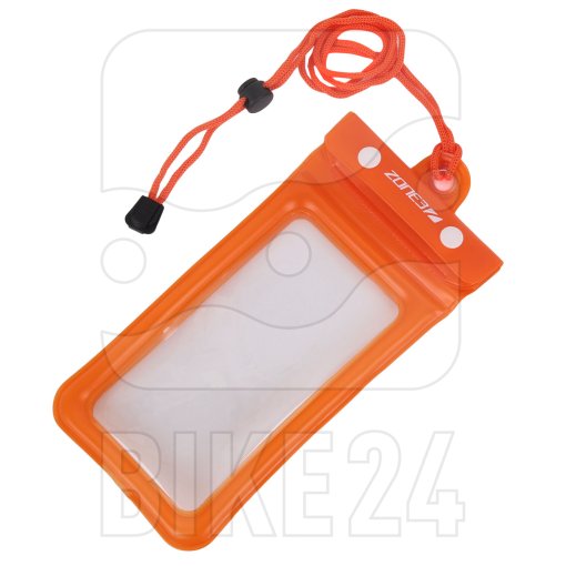 Produktbild von Zone3 Buoyancy Waterproof Phone Pouch - Smartphonetasche - clear/orange