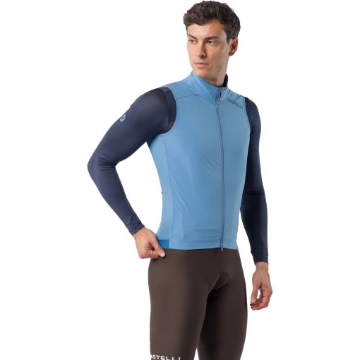 Photo produit de Castelli Espresso 2 Gilet Hommes - metallic blue 451