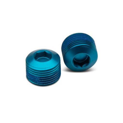 Photo produit de Crankbrothers Hex Embouts pour Pédales (2 pièces) - bleu