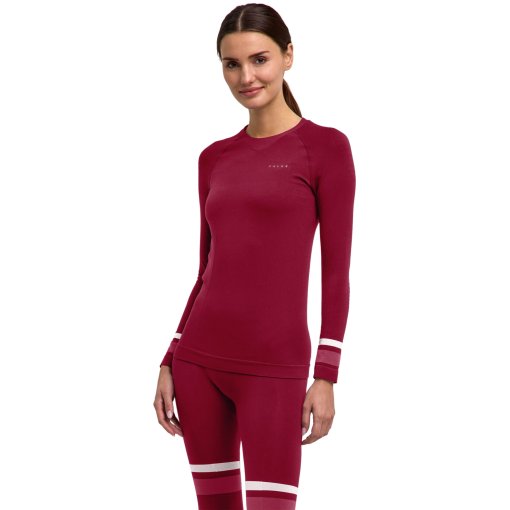 Foto de Falke Camiseta de Manga Larga Mujer - Maximum Warm Trend - merlot 8117