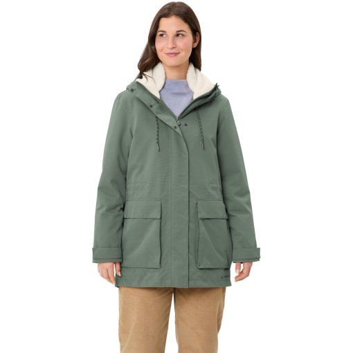 Productfoto van Vaude Manukau Parka III voor dames - agave