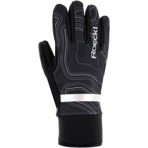 Photo produit de Roeckl Sports Gants Vélo Enfants - Ranua - black shadow 9600