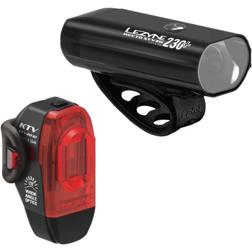 Photo produit de Lezyne Kit Éclairage - Hecto 230+ / KTV StVO - noir