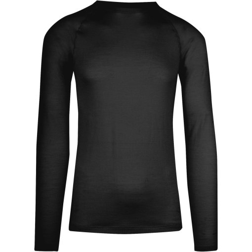 Produktbild von Velocio Merino Mesh Langarm-Unterhemd Herren - Schwarz