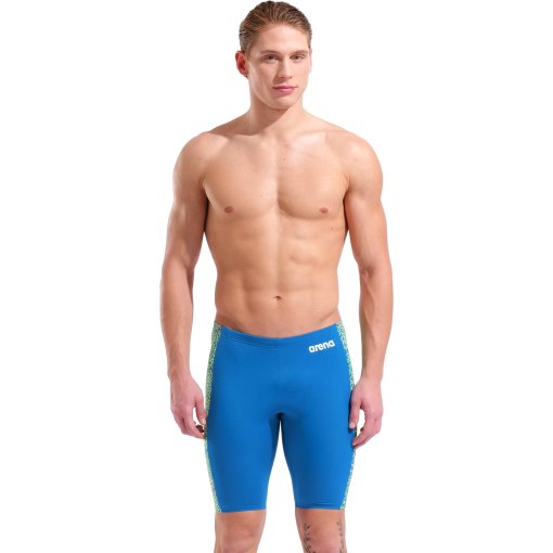 Slika izdelka arena Performance Snakeskin Moške plavalne hlače tipa jammer - Blue Cosmo Multi-Blue Cosmo
