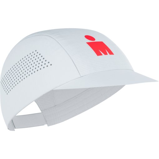 Photo produit de Compressport Casquette - Pro Racing - Ironman 2026 - white/neon red - L1
