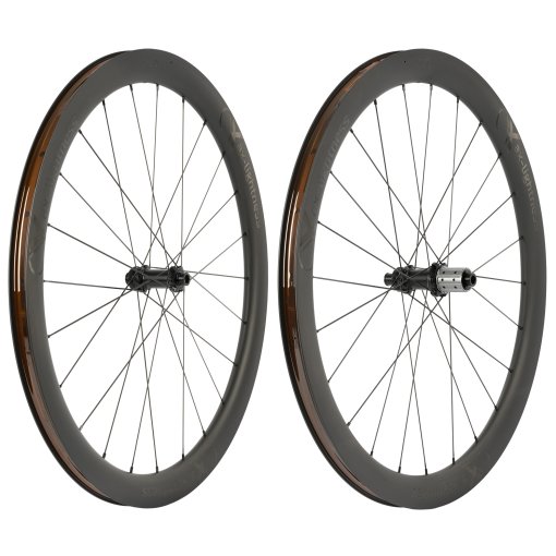 Immagine prodotto da ax-lightness Selection 45CX Set di ruote - 28&quot; | Carbon | TLR | Clincher | Centerlock - 12x100mm | 12x142mm - Shimano HG