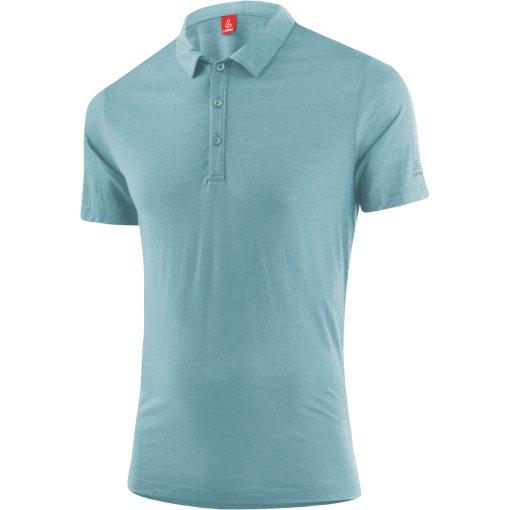 Foto de Löffler Camiseta Polo Hombre - Merino-Tencel™ - titan 929