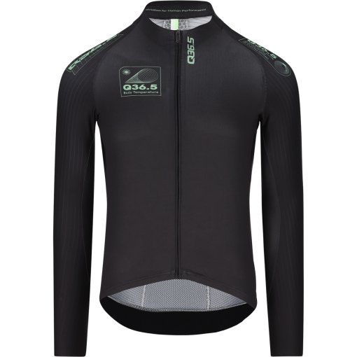 Foto de Q36.5 Maillot de Manga Larga Hombre - Gregarius Hybrid Light Retrofuture - negro