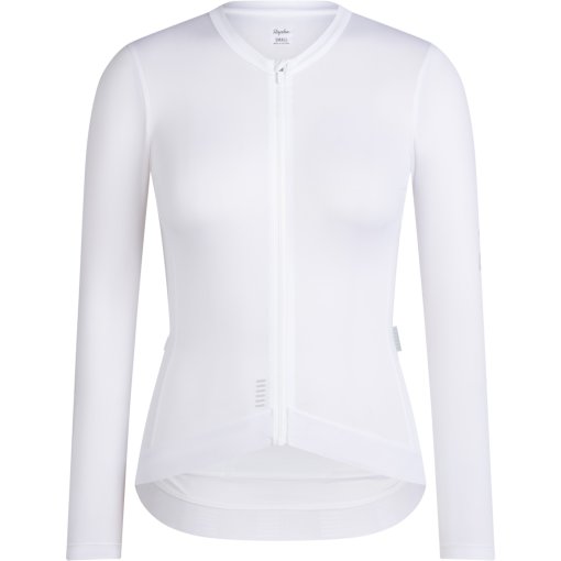Productfoto van Rapha Pro Team Lightweight Fietsshirt met Lange Mouwen Dames - white/silver