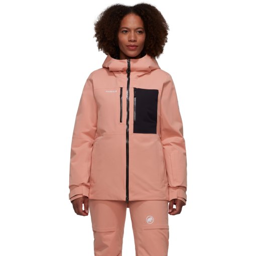 Foto de Mammut Chaqueta con Capucha Hardshell Mujer - Stoney - quartz dust-negro