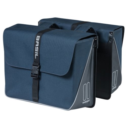 Produktbild von Basil Forte Gepäckträgertasche (Paar) - 2x17.5L - blau/schwarz