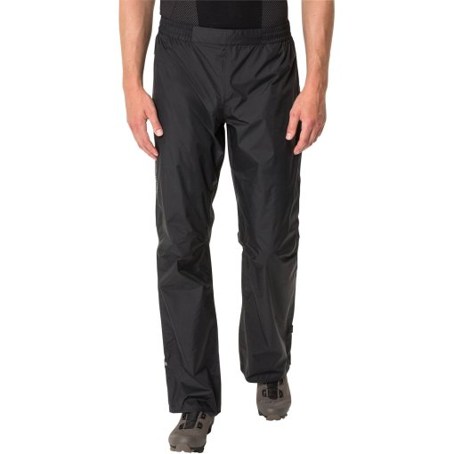 Foto de Vaude Pantalones Impermeables Hombre - Drop II - Regular - negro/negro