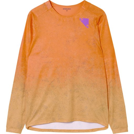 Foto de Endura Singletrack Print Camiseta de manga larga para hombres - end orange