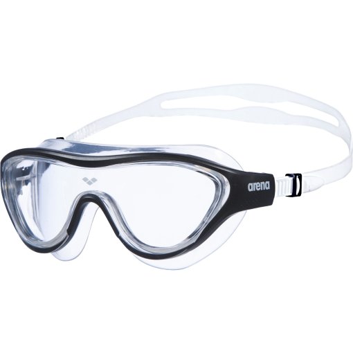 Foto de arena Gafas Natación - The One Mask - Transparente/Negro/Transparente