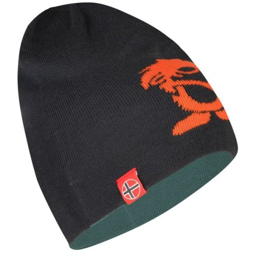 Foto de Trollkids Gorro Niño - Troll Long - Negro/Stormy Blue/Flame Orange