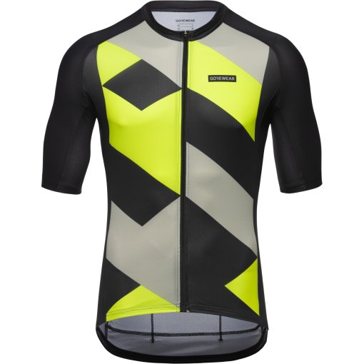 Foto de GOREWEAR Maillot de Manga Corta Hombre - Spirit Signal - black/neon yellow 9908