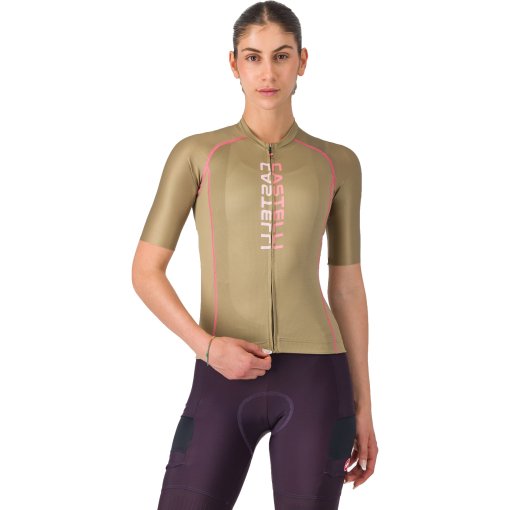 Picture of Castelli Unlimited 2 Jersey Women - elmwood/rosa giro-light pink 204