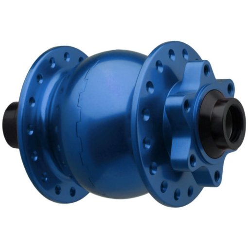 Foto de SON 28 15 110 Buje con dinamo - 6-agujeros - 15x110mm Boost - 32 Loch - anodizado azul