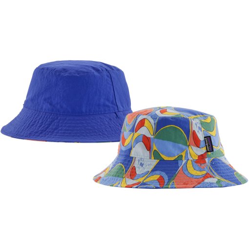 Foto de Patagonia Sombrero Protección Solar - Baby - Swallowtail Geo: Eddy Blue