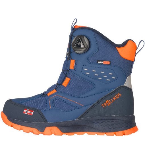 Foto de Trollkids Botas Invierno Niño - Kirkenes - Nordic Blue/Mystic Blue/Flame Orange