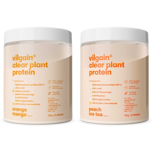 Foto van Vilgain Clear Plant Protein - Eiwitdrankpoeder - 700g
