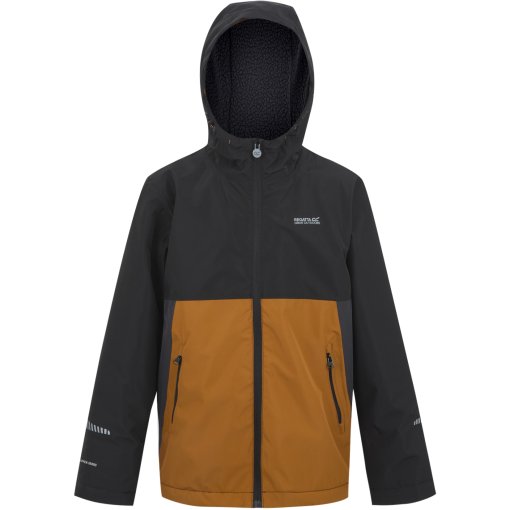 Foto de Regatta Chaqueta Acolchado Niños - Hillain Warm - Black/Pumpkin Spice/Ash ZU9