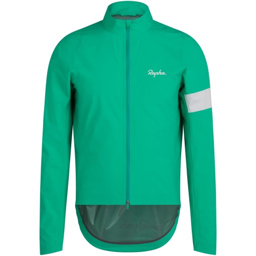 Productfoto van Rapha Core Regenjas Heren - fresh green/white