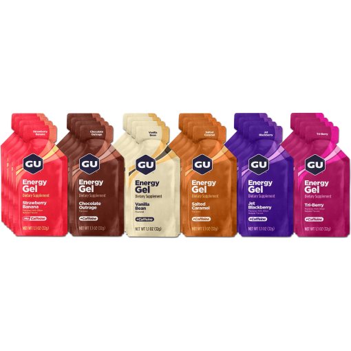 Photo produit de GU Original Energy Gel - Gel glucidique - Pack mixte - 24x32g