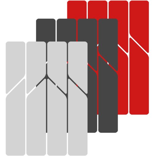 Immagine prodotto da rie:sel design re:flex frame - Set di adesivi per cornici riflettenti