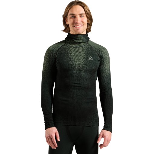 Foto de Odlo Camiseta Interior Manga Larga con Pasamontaña Hombre - POW Blackcomb - urban chic