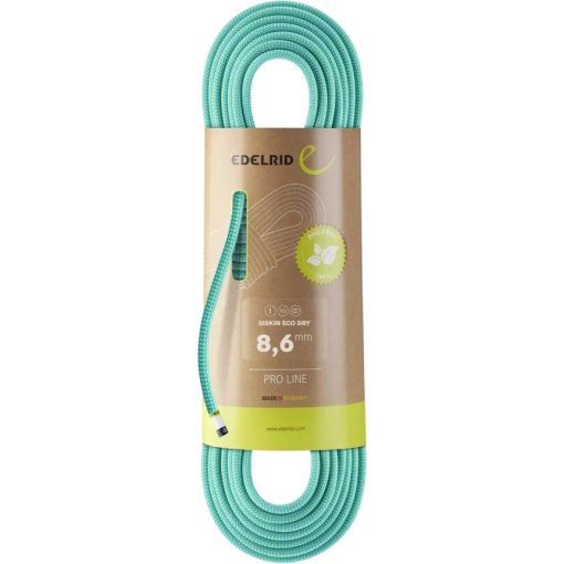 Photo produit de Edelrid Corde Escalade - Siskin Eco Dry 8,6 mm - 60 m - icemint