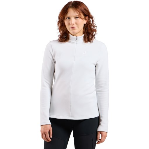 Photo produit de Odlo Midlayer Pullover Femme - Roy 1/2 Zip - odlo silver grey - white - stripes