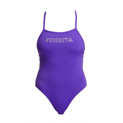 Productfoto van Funkita Tie Me Tight Eco Eendelig badpak voor dames - Crush