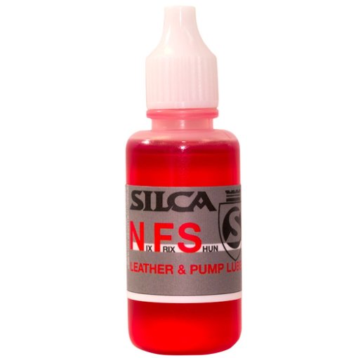 Foto de SILCA NFS Acondicionador de Cuero y Lubricante para Bombas 20 ml - Rojo