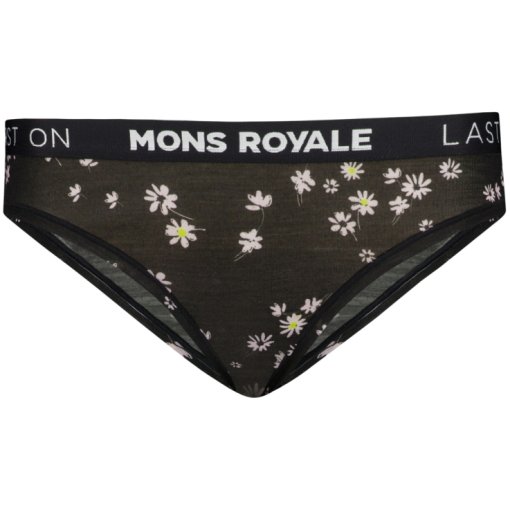 Foto de Mons Royale Slip Mujer - Folo Merino - black daisy