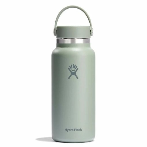 Foto de Hydro Flask Botella Térmica - 32oz Wide Mouth + Tapa Flex - 946ml - Tonal Agave