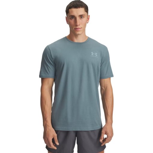 Foto de Under Armour Camiseta de Manga Corta Hombre - UA Sportstyle Left Chest - Jasper Blue/Serpentine