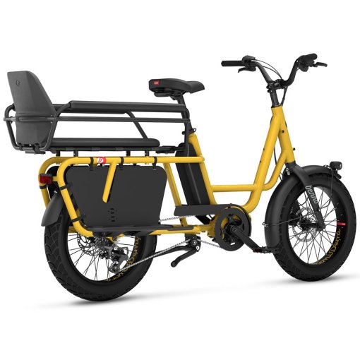 Picture of Benno Bikes REMIDEMI 9D XL Performance - 20&quot; Electric Cargo Bike incl. Family Pack - 2026 - turmeric yellow