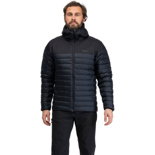 Produktbild von Bergans Lom Light Daunenjacke mit Kapuze Herren - black