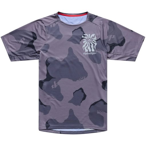 Productfoto van Troy Lee Designs Skyline Pro Fietsshirt met Korte Mouwen Heren - Flow Camo Carbon