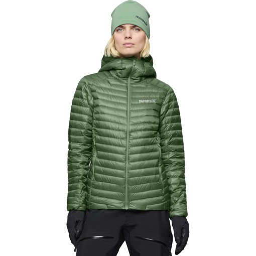 Foto de Norrona Plumífero Chaqueta con Capucha Mujer - trollveggen down800 Super Light - Dark Ivy