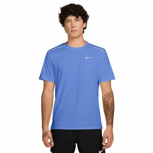 Photo produit de Nike Dri-FIT UV Miler T-shirt running pour hommes - royal pulse/sapphire/reflectiv IF2082-494