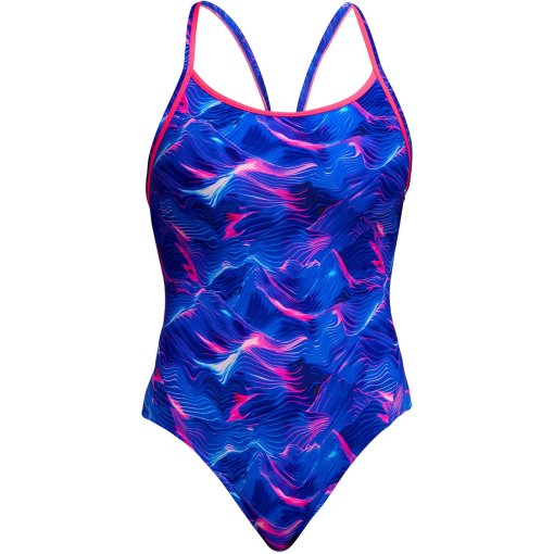 Photo produit de Funkita Diamond Back Eco Maillot de bain une pièce pour femmes - Rising Tide