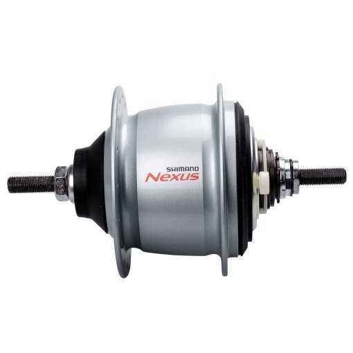 Foto de Shimano Nexus SG-C6001-8R Internal Gear Hub - Roller Brake - 10x132mm Nut Type - 8-Speed - silver