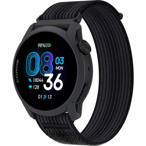 Photo produit de COROS PACE 4 Montre GPS multisports - bracelet nylon - Noir