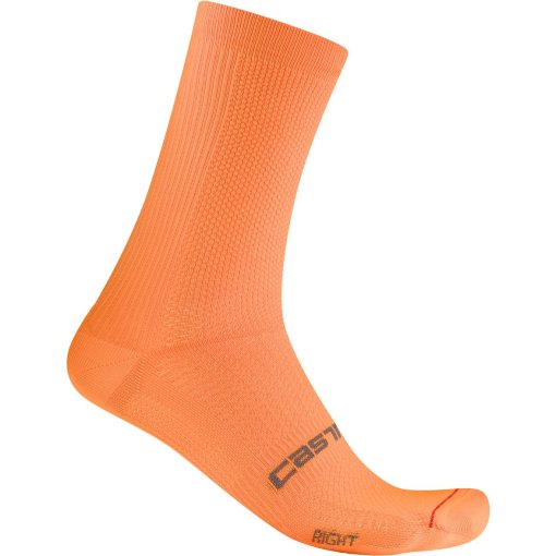 Foto de Castelli Calcetines 18 - Espresso - vivid orange 863
