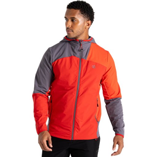 Foto de Dare 2b Chaqueta Softshell Hombre - Latitudinal III - Q9A Boulevard / Danger Red