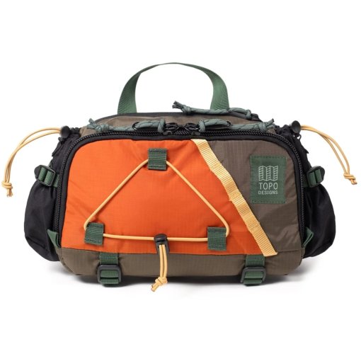 Picture of Topo Designs Mountain Hydro Hip Pack - 4.4L - Woodland/Terracotta