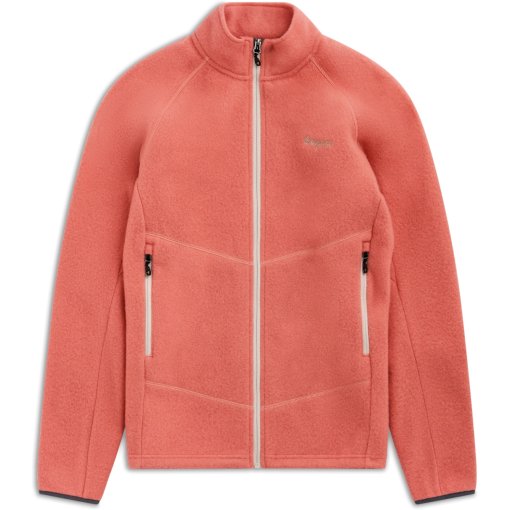 Slika izdelka Bergans Rabot Merino Fleece Midlayer Ženska jakna - light weathered red